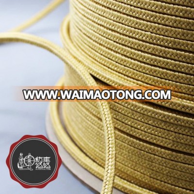 Custom high abrasive temperature resistant high strength Climbing Braided Protection Industrial Fireproof aramid fiber rope